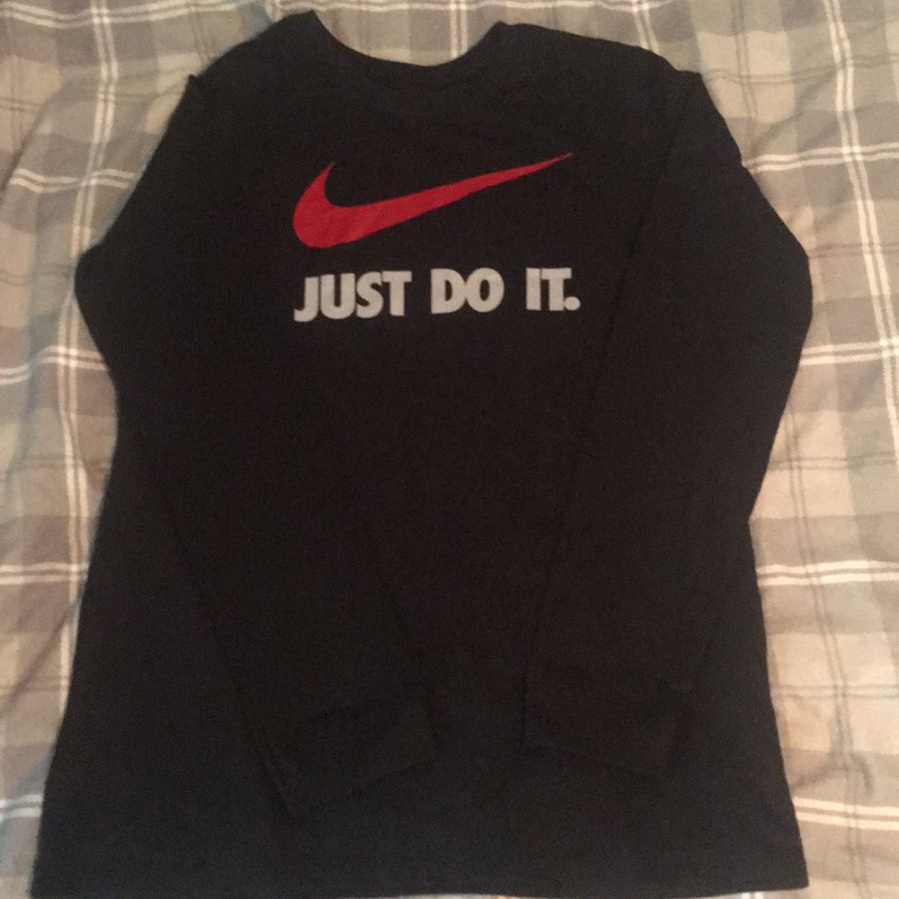 Nike long sleeve boys cotton T-shirt